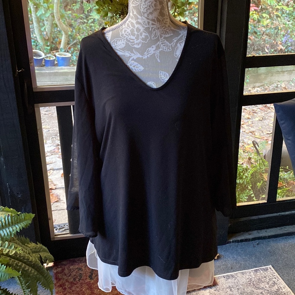 Cure Black Blouse SIZE 2X
